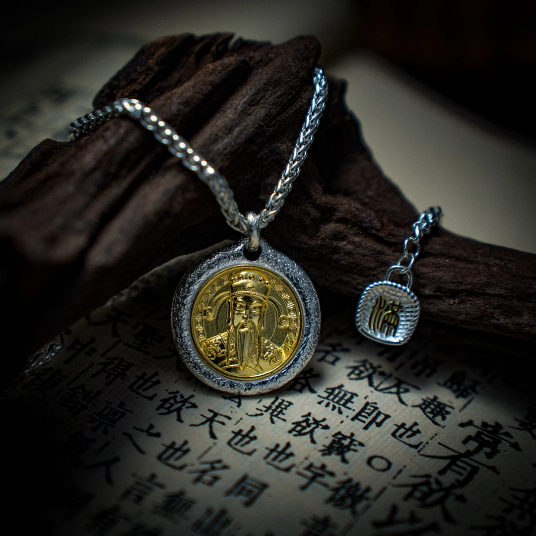 坠链均925银 大号吊坠s925银【文昌】纯手工s925银实心 吊坠挂件