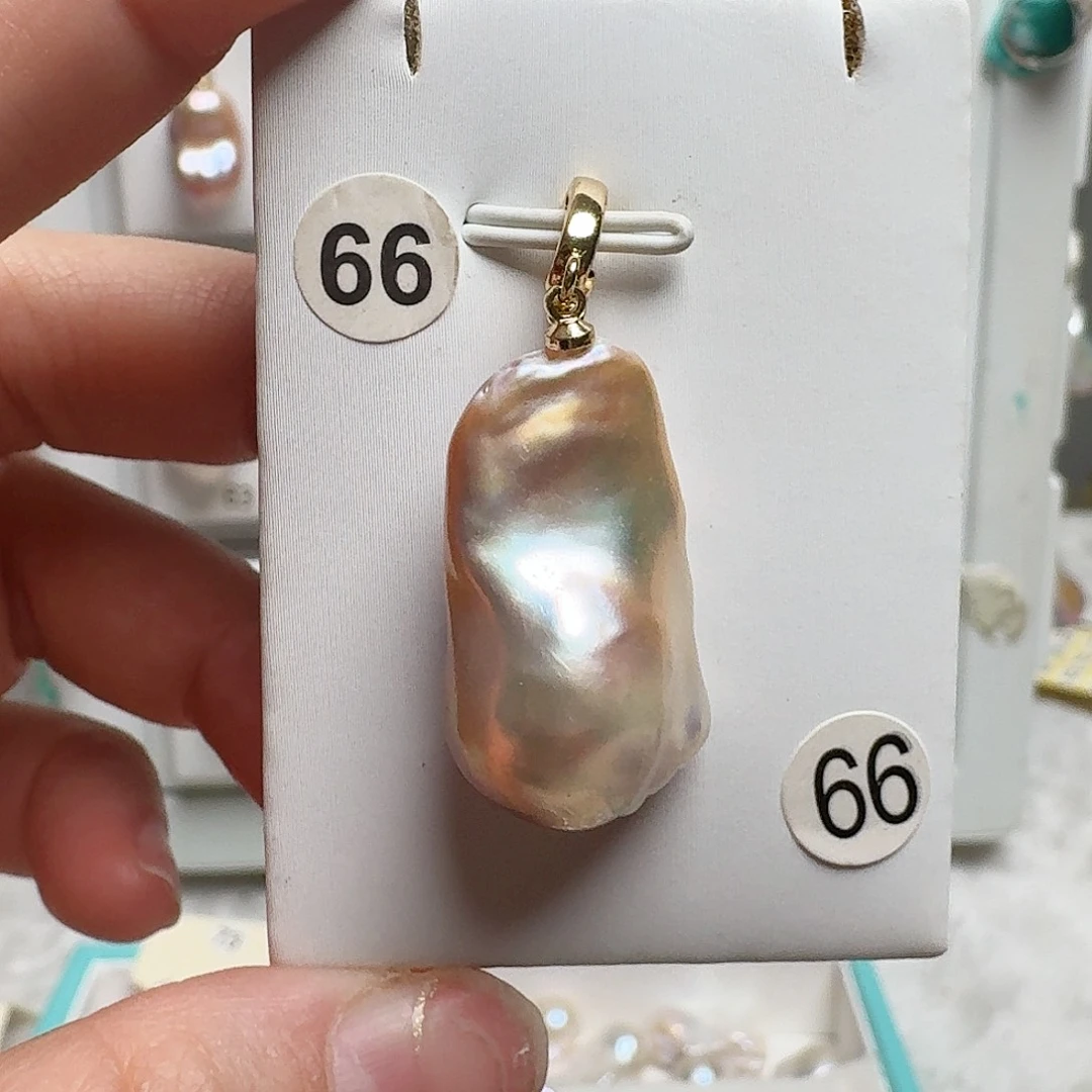 淡水珍珠颈饰银S925镶嵌