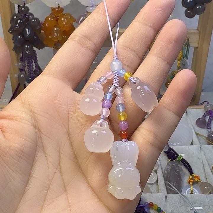 手机挂件彩色款小玉兔