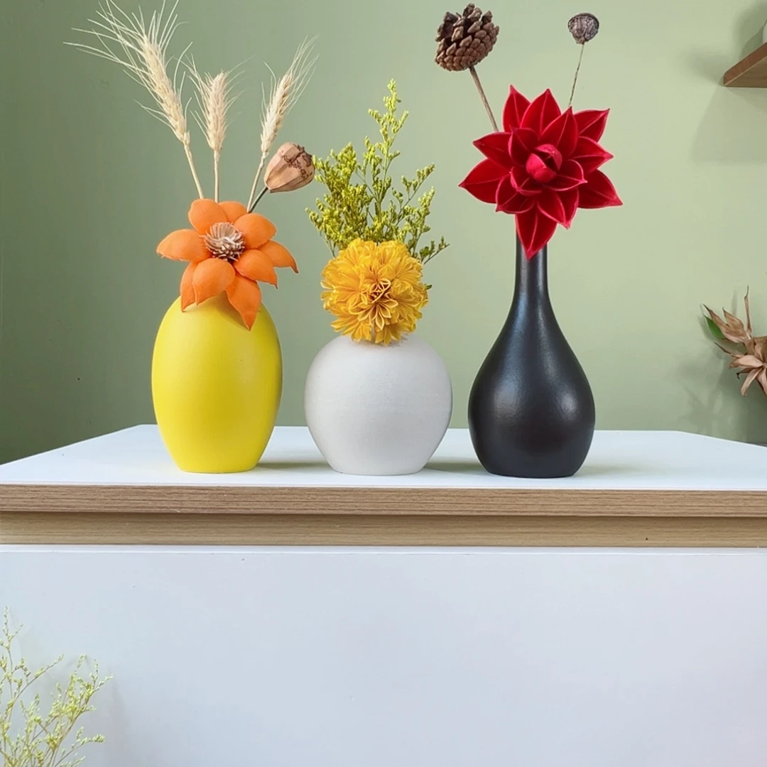 摆件花瓶带花高度20-30厘米左右