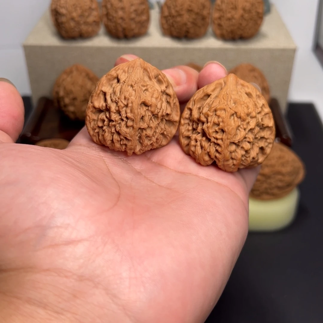把件文玩核桃41正三角南疆石全品10
