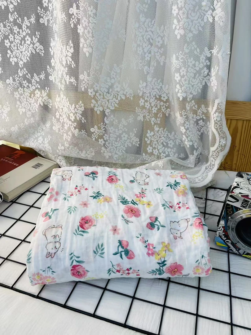 【床单】A类全棉100棉双层纱水洗泡泡纱床单婴儿可用