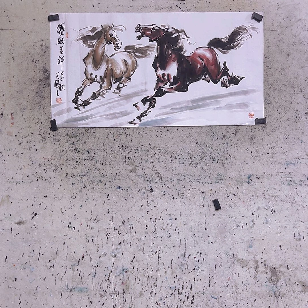 知***禅国画三尺100x50cmcm
