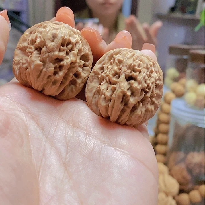 【闪购商品】文玩核桃把件34四座楼迷你