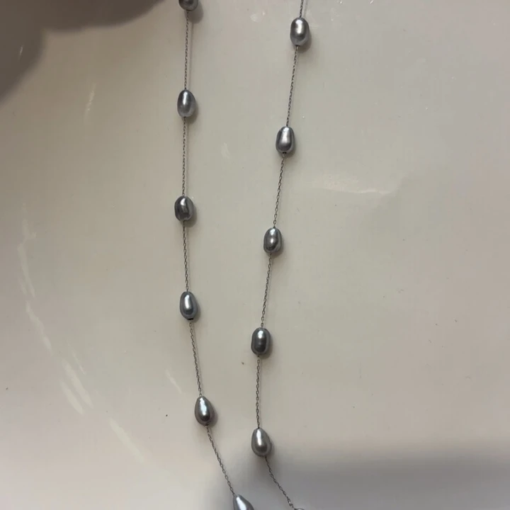 18K金镶嵌海水珍珠颈饰