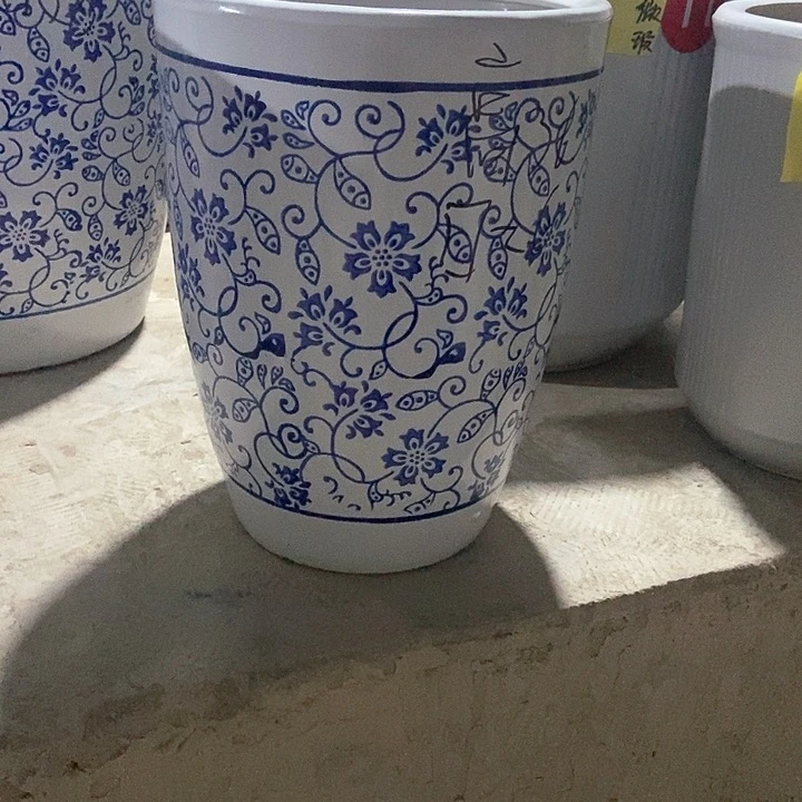 高温烧制青花中号两个