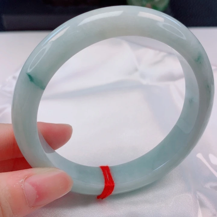 翡翠未镶嵌手镯59圈