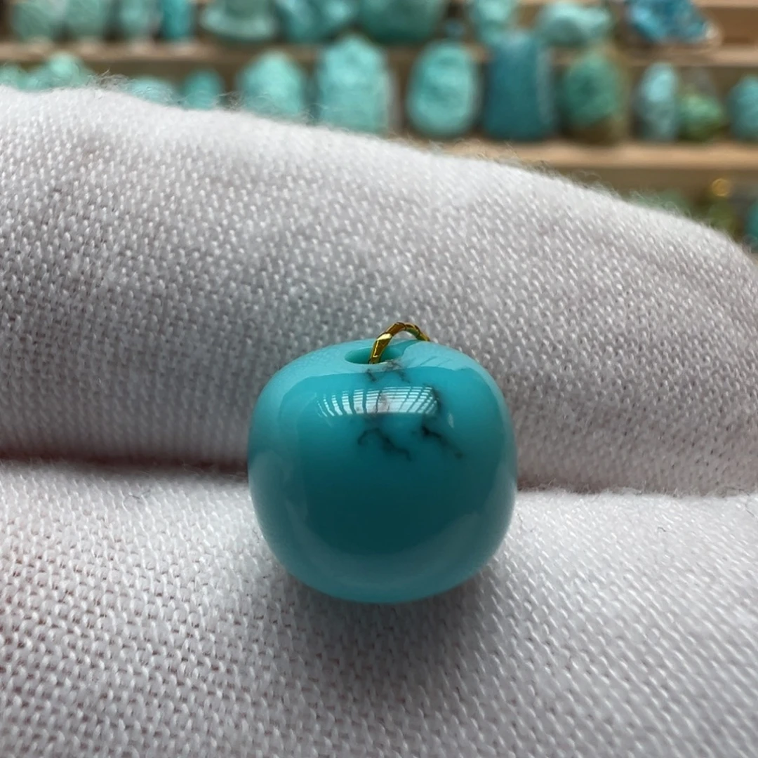 绿松石未镶嵌配饰9.1*7.7