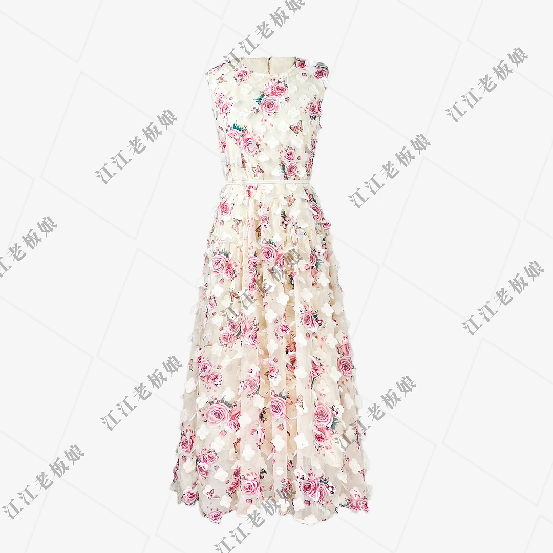 【夏夏专属】国风夏季新款无袖显瘦时尚连衣裙气质宽松Q1983