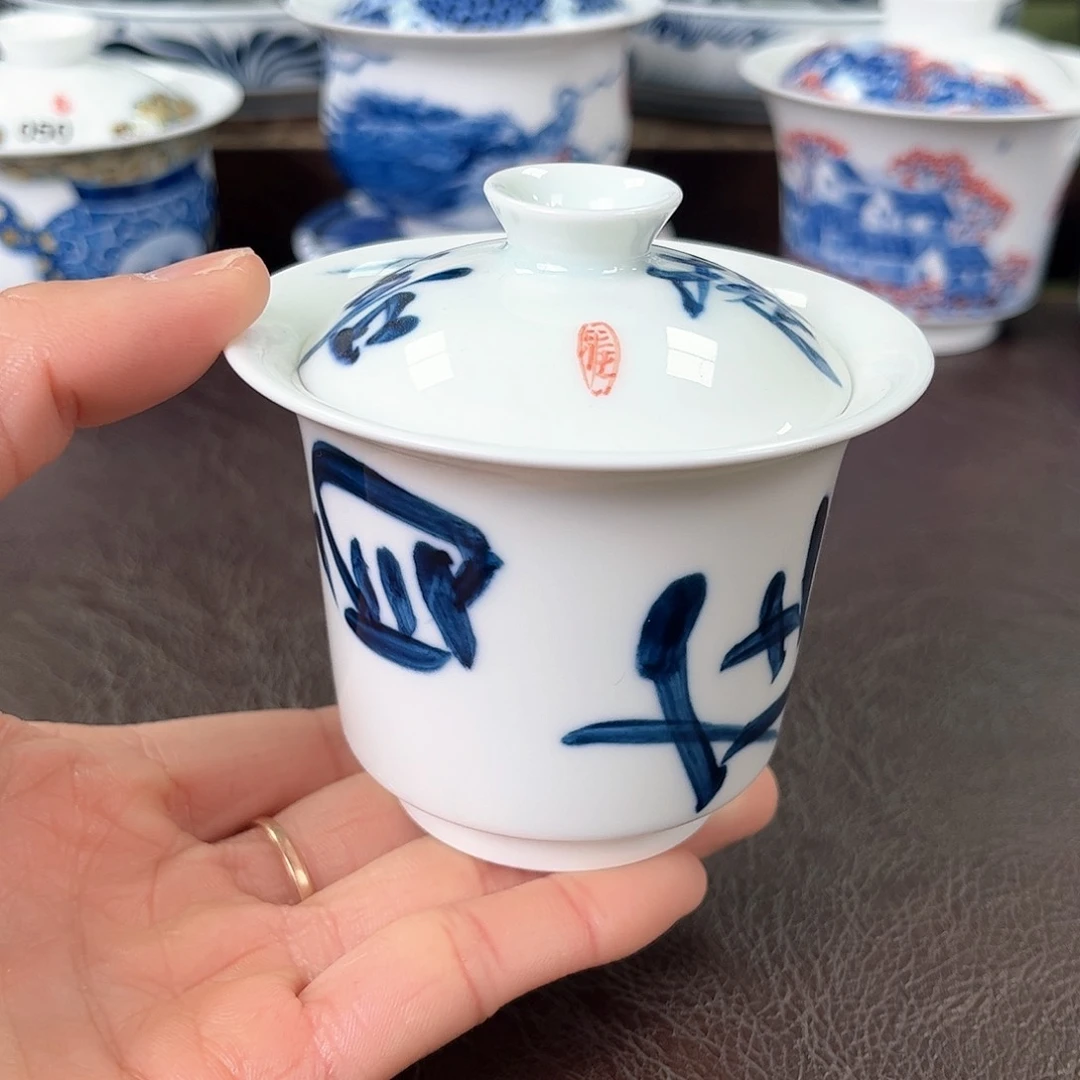 杯手绘高温瓷器瓷器