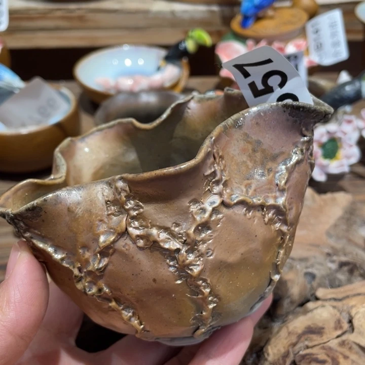 手工制作陶瓷茶具茶杯青蛙