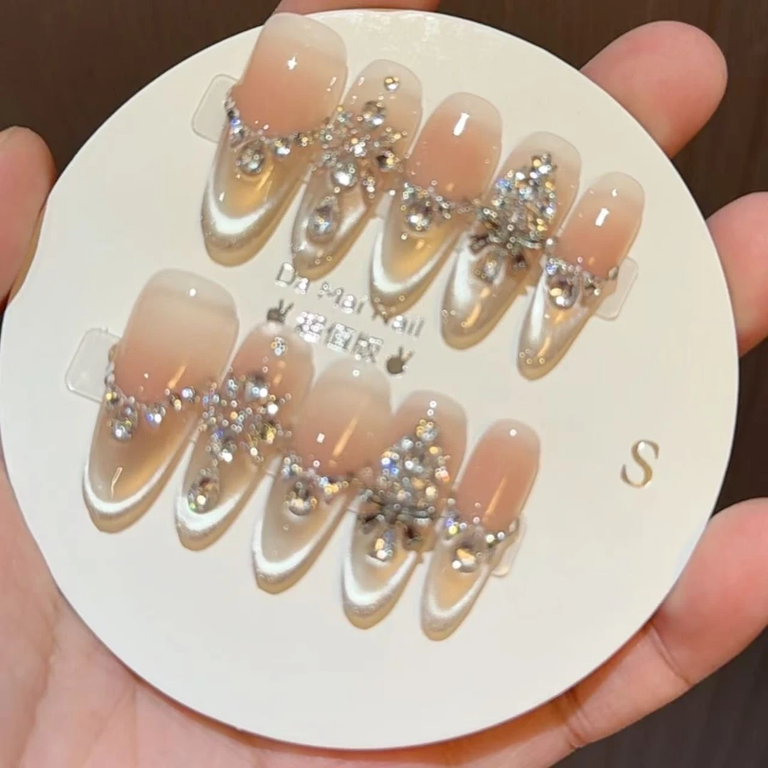 【流光圣诞】 纯手工穿戴甲