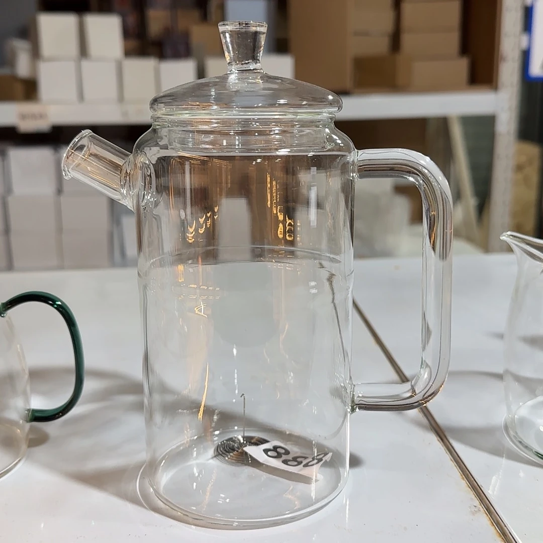888号高硼硅玻璃花茶壶