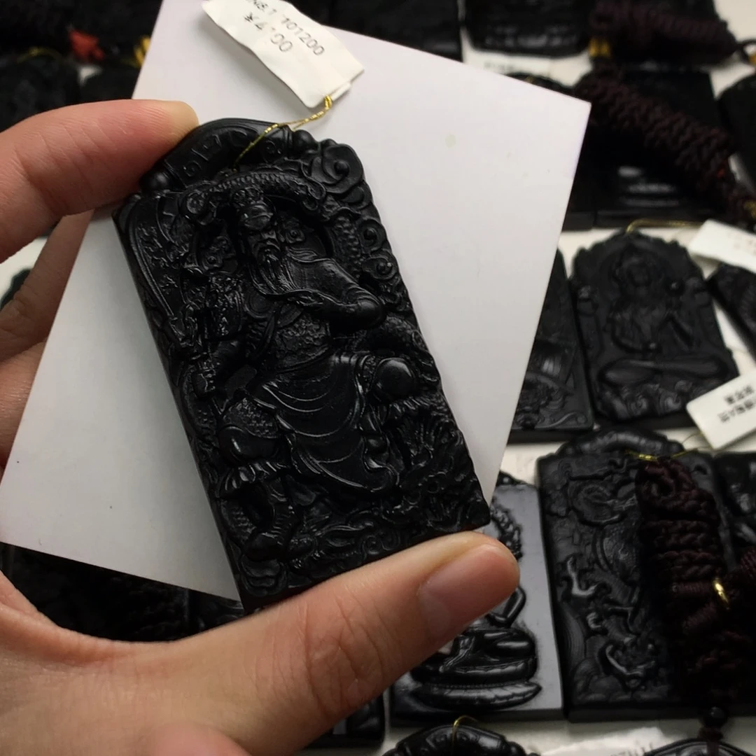 天然a货钢琴黑挂件