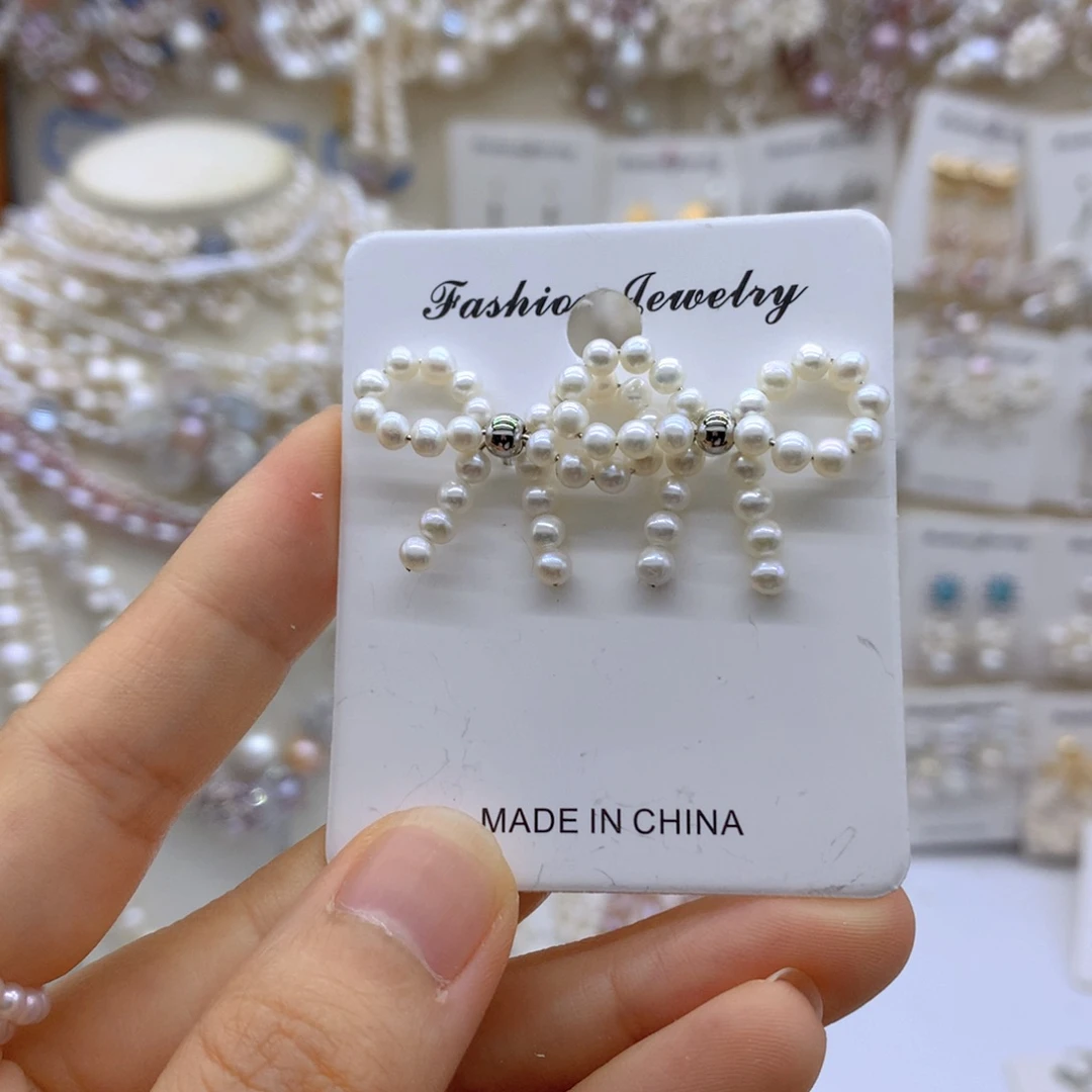 合金淡水珍珠项链耳饰