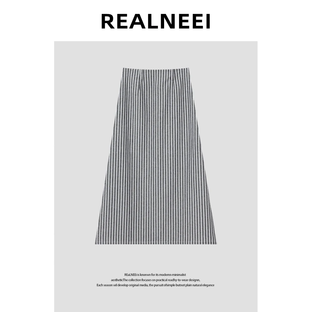 【REALNEEI】舒适透气显瘦百搭A字半身裙RIMMN5BQ0421408