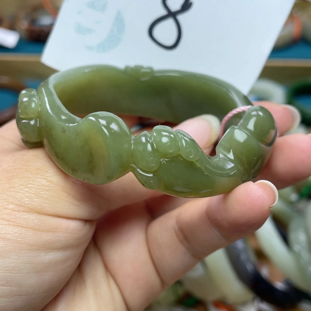 未镶嵌手镯和田玉圈口55