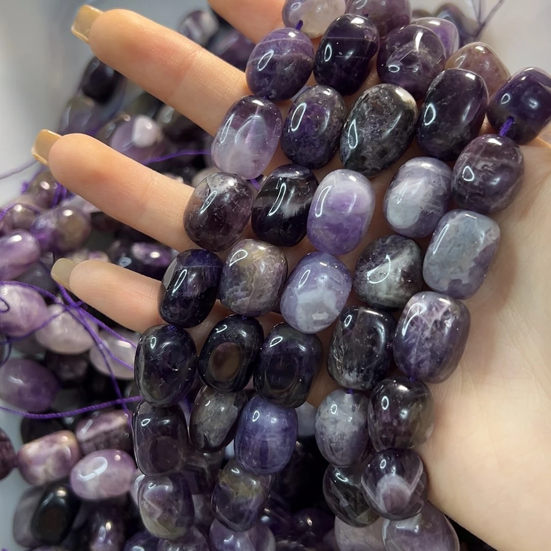 玛瑙/玉髓未镶嵌珠宝半成品紫水大块块卡12✖️17一条