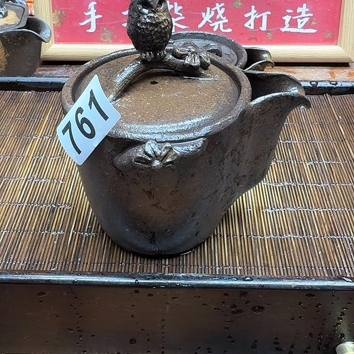 纯手工制作粗陶茶具