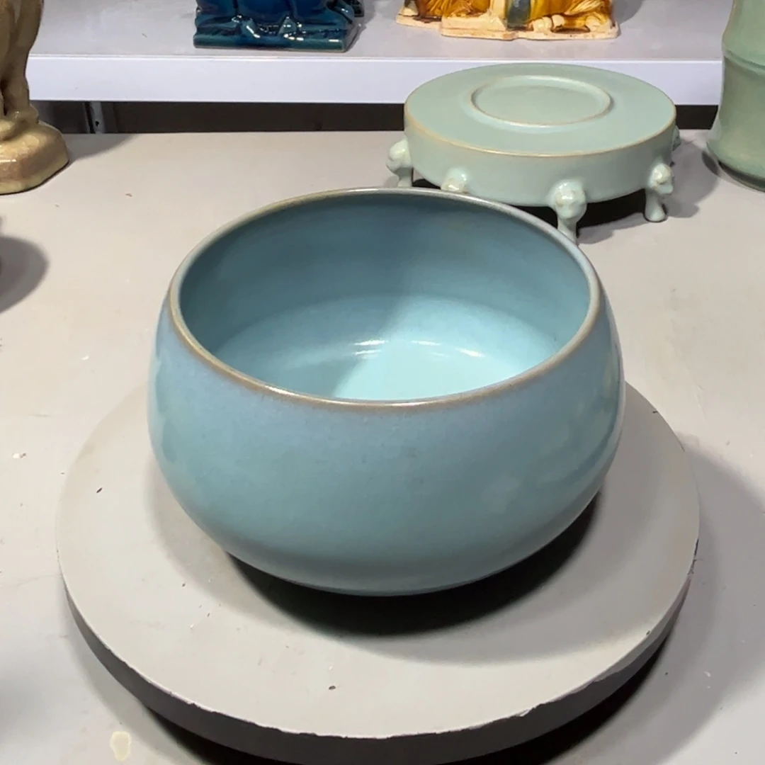 瓶钧窑瓷器品相完美