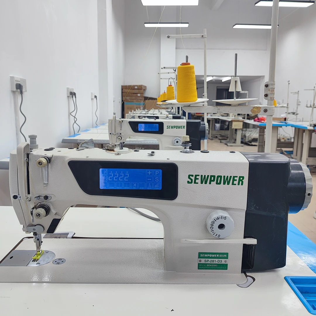 欣普全自动新款触摸屏电脑平车一体机缝纫机