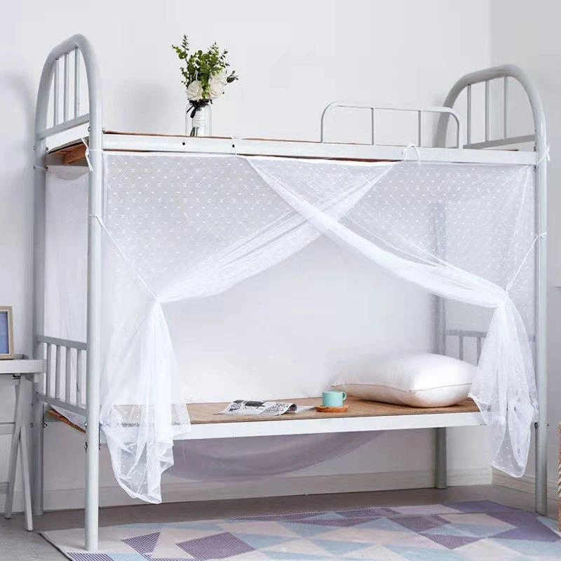 学生蚊帐上下铺单人床0.9米1.2m上铺下铺宿舍寝室防尘顶加密1.5米
