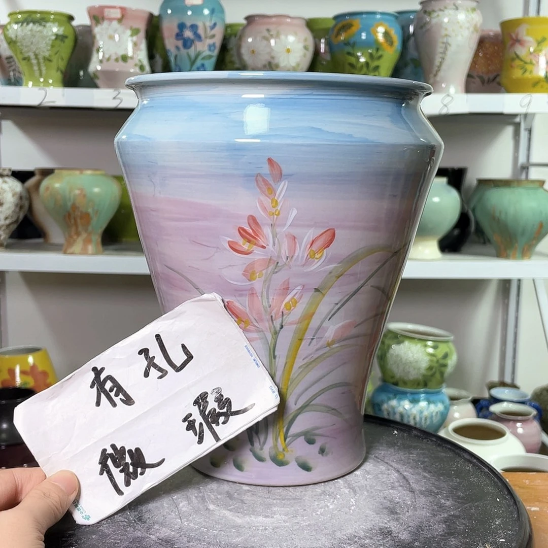 景德镇陶瓷花盆花器暇256