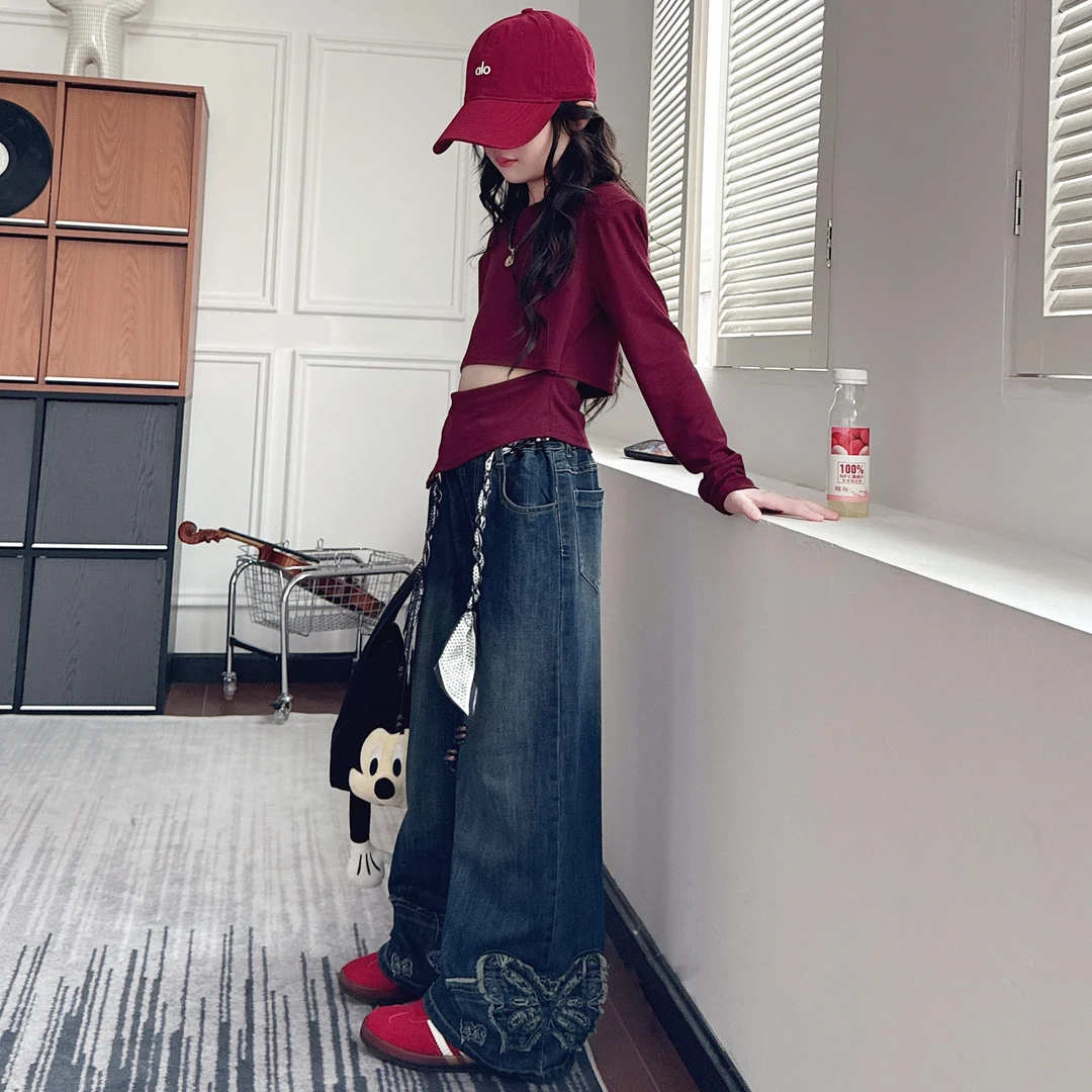 简约潮牌店铺儿童服装2025年新款衣服女童装秋装套装6-12岁高级感