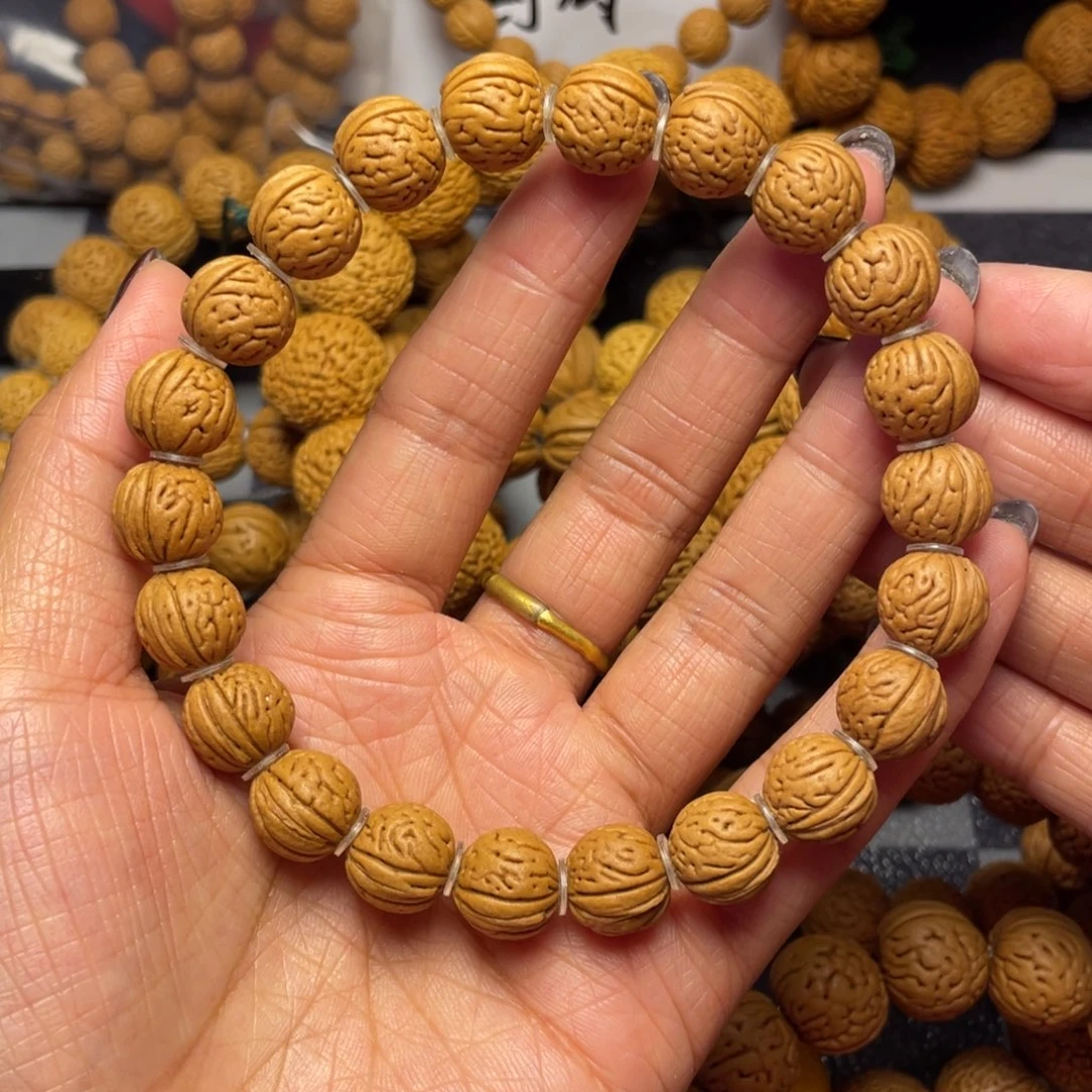 手串桃核初**安12野生核手串