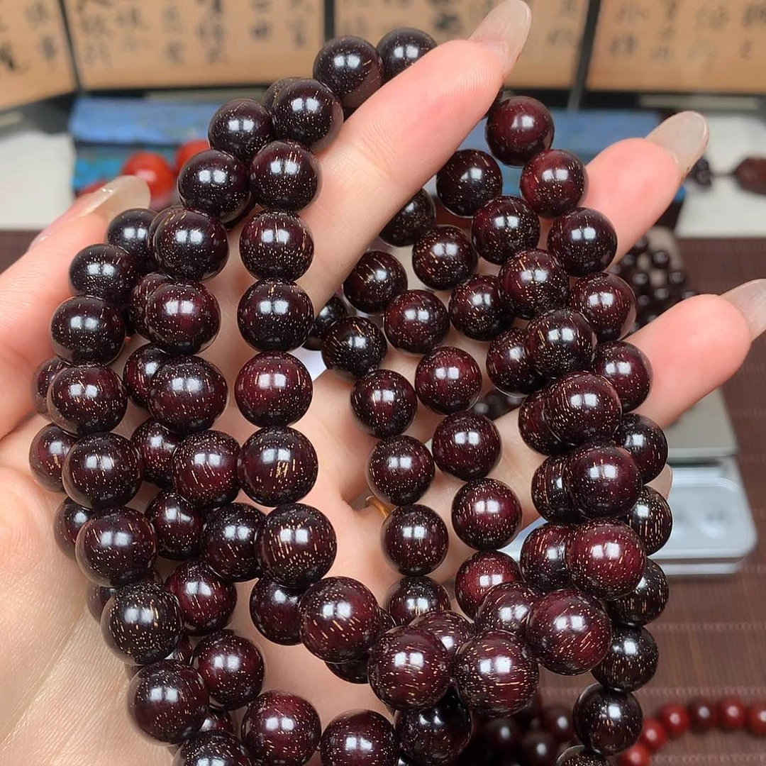 檀香紫檀（小叶紫檀）崔*汀1.0爆满星108颗