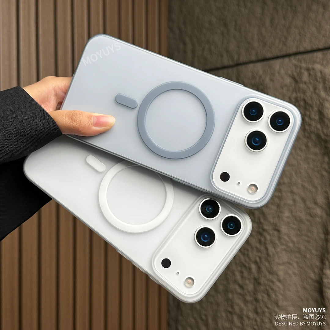 适用苹果iphone17promax手机壳17air磁吸16半透明15超轻薄pro散热