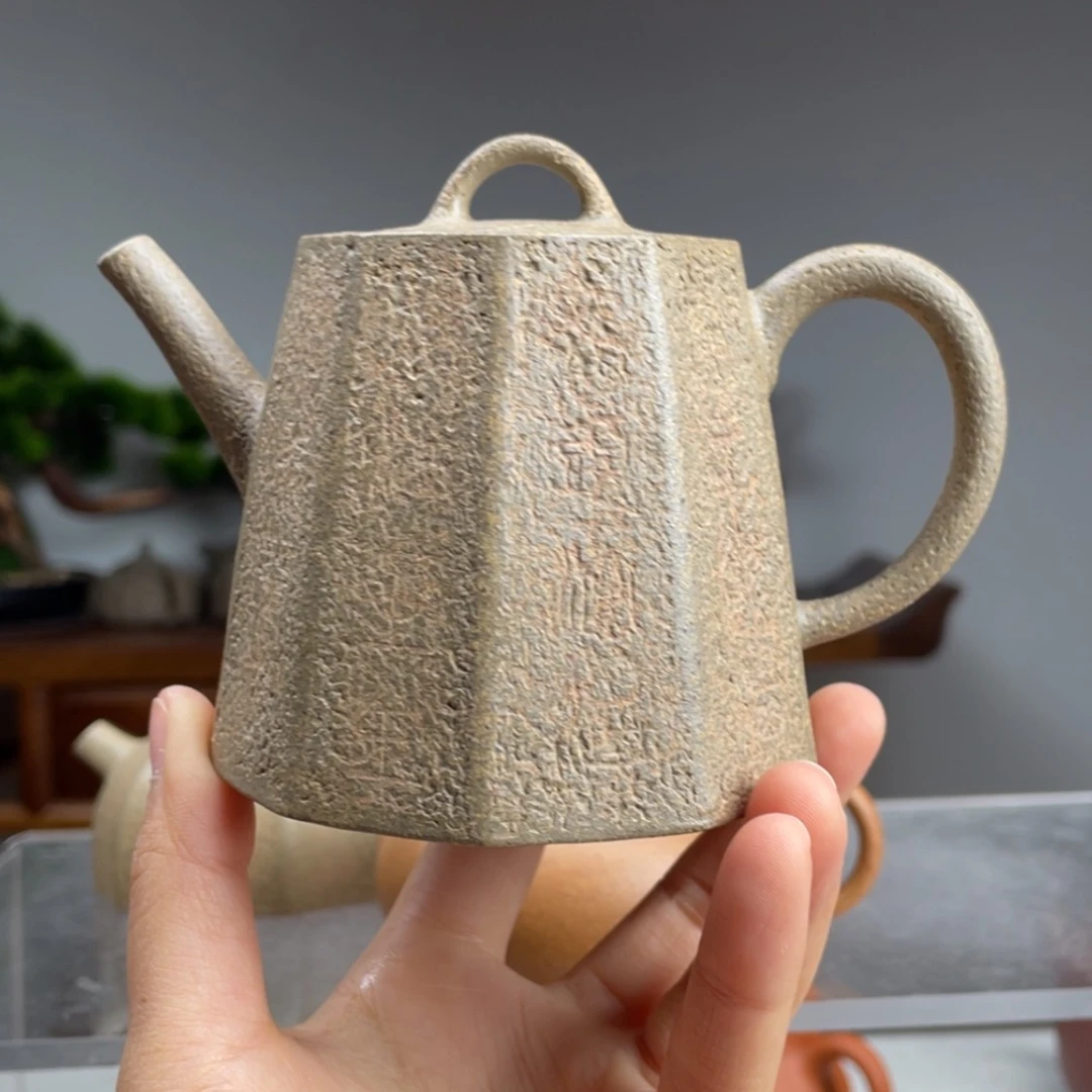 【闪购商品】紫砂茶壶艺*提降坡泥十棱容量270cc