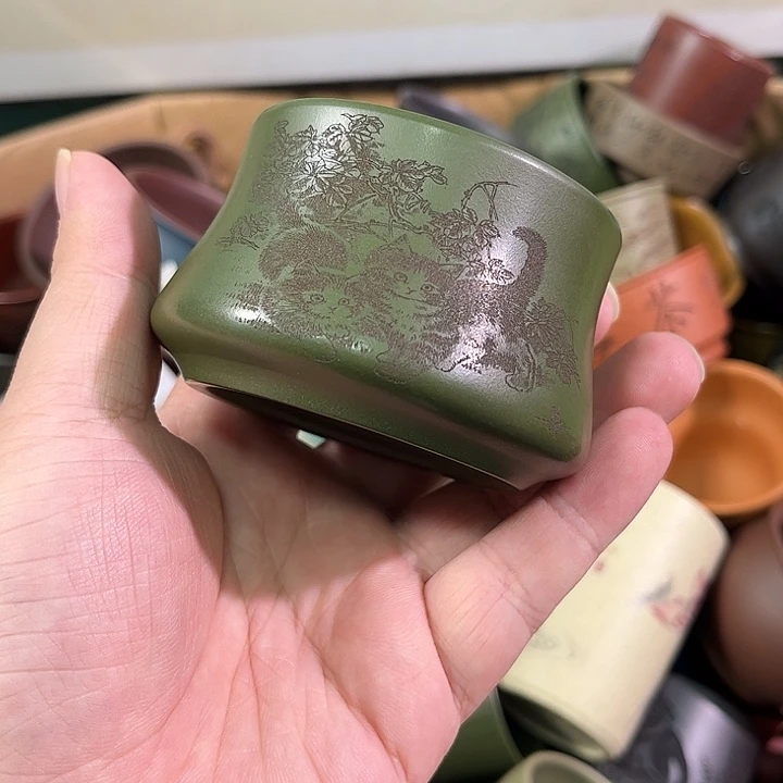 茶杯紫砂全手工紫砂主人杯