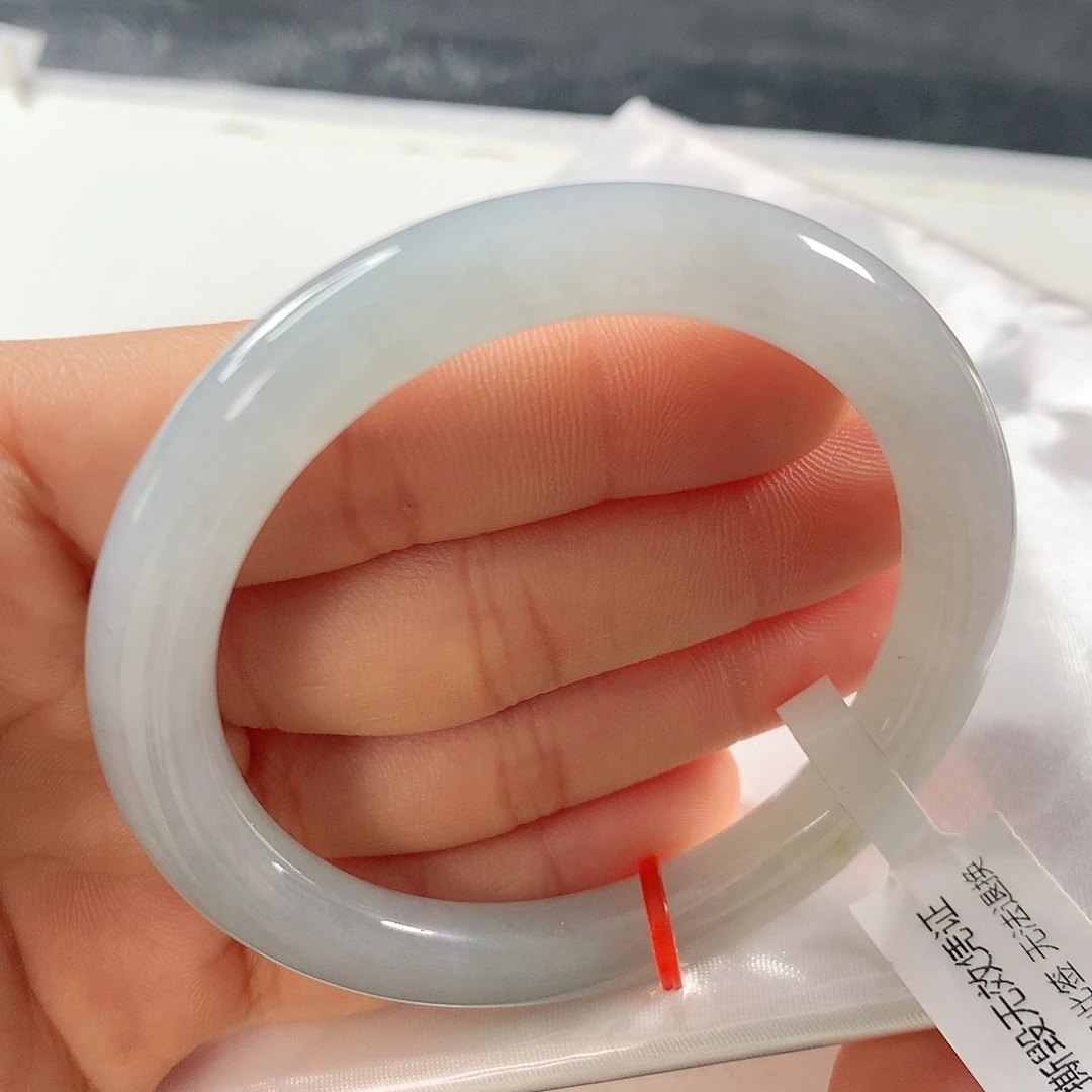 翡翠手镯未镶嵌暖 圆条