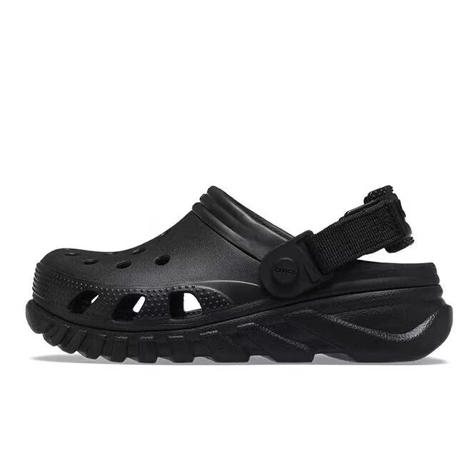 【Crocs卡骆驰】Max Clog百搭绑带防滑一字洞洞鞋凉拖鞋208776-160