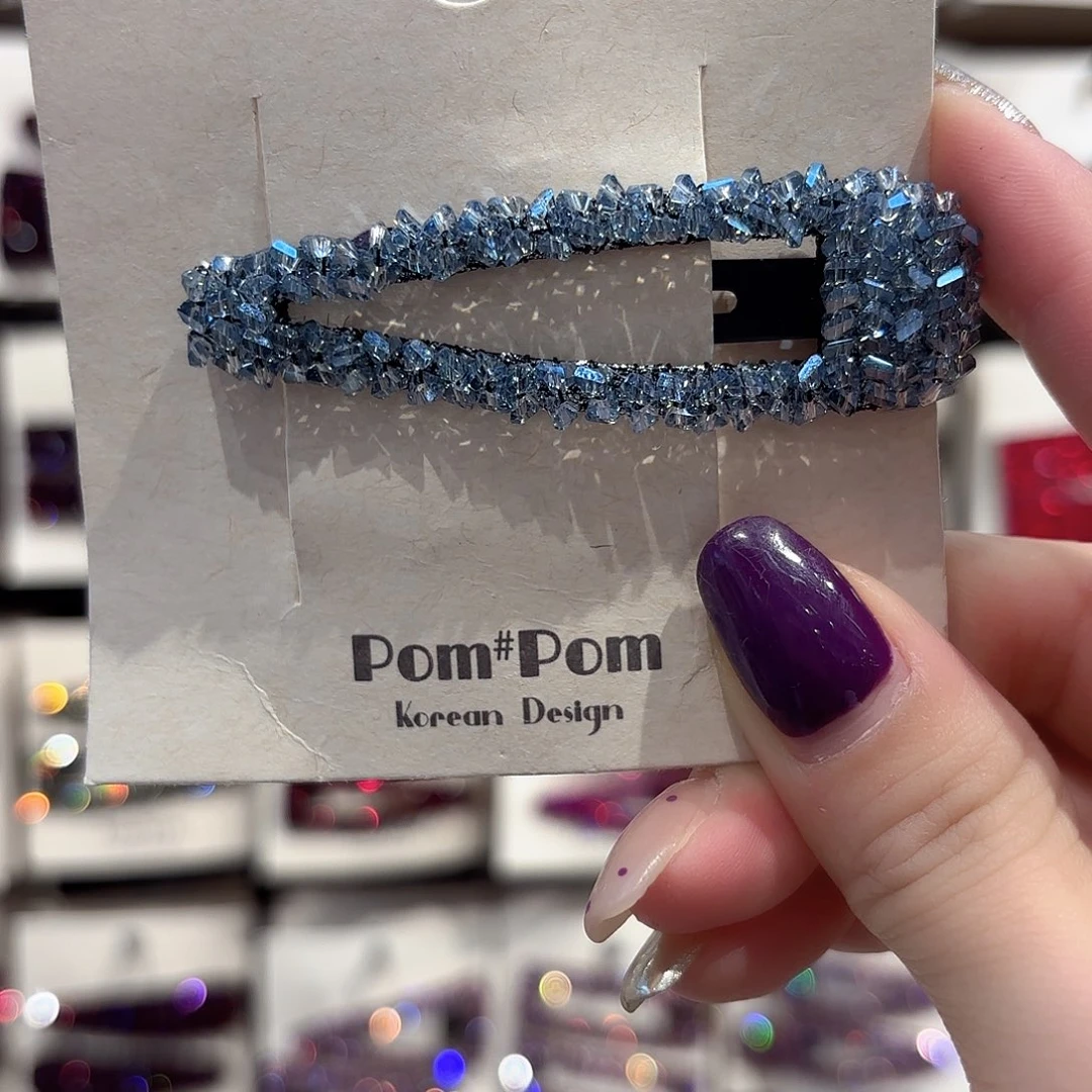 皮质铁合金重工水滴蓝色拜拜一个