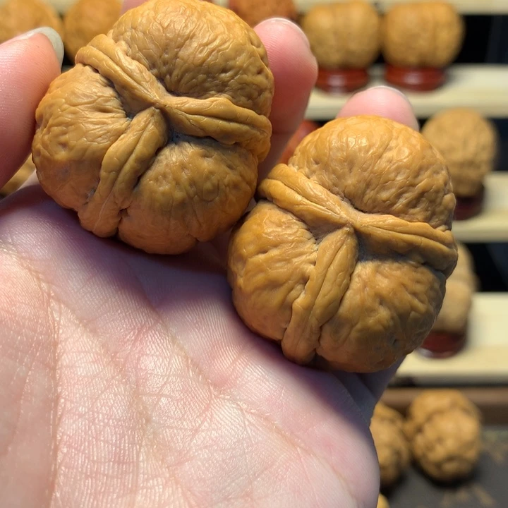 把件文玩核桃44炸三