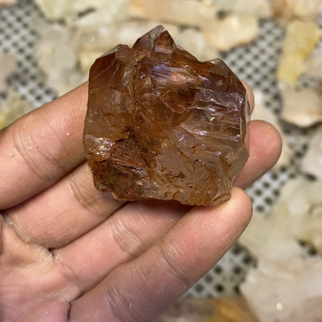 水晶原石摆件未镶嵌水晶梅*