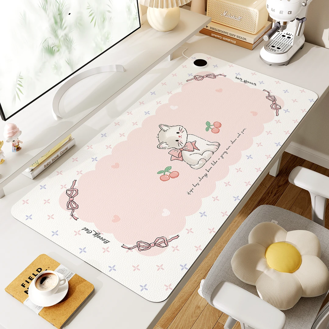 加热鼠标垫暖桌垫办公室桌面冬天女士工位保暖取暖神器发热暖手垫