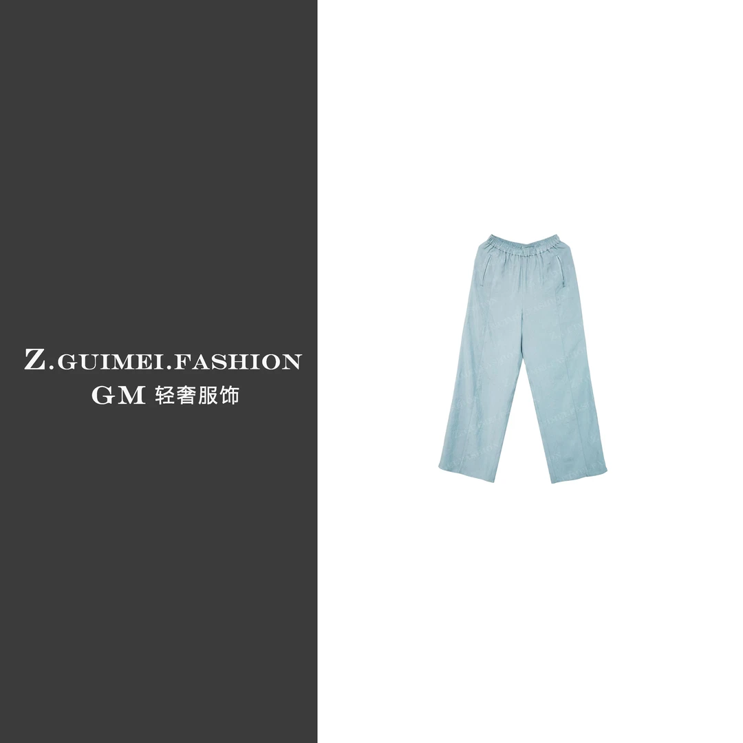 【肆姐高定】早春度假慵懒风休闲裤Y2450