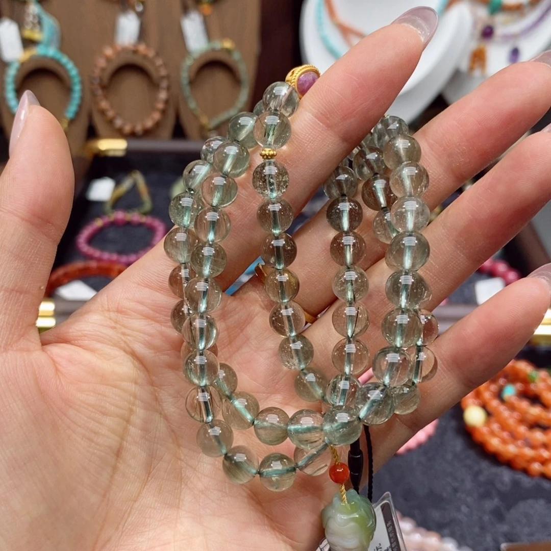 发晶手链未镶嵌绿发晶