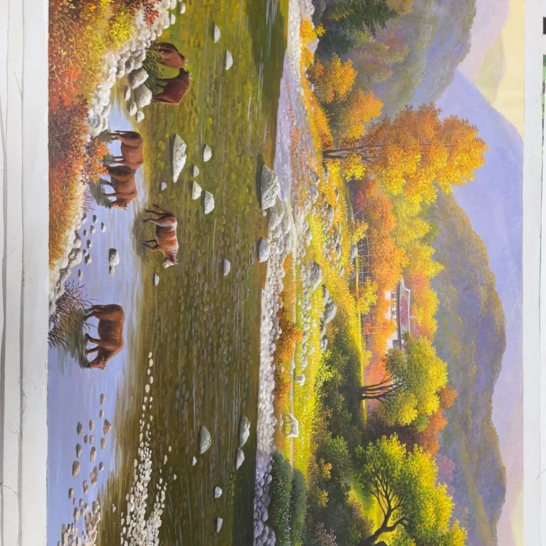 油画加油加油努力加油加油