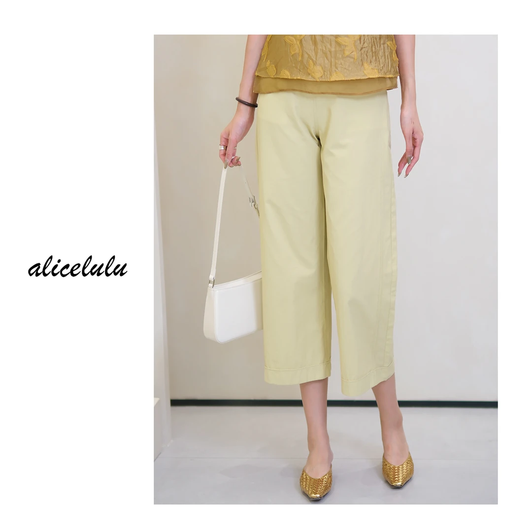 [alicelulu]直筒牛仔休闲裤女新款宽松显瘦百搭S1034998U