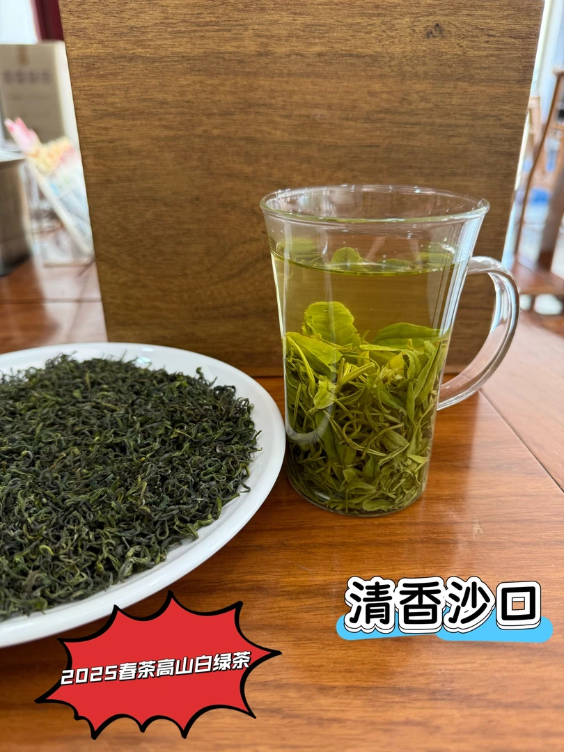 2025春茶高山白绿茶 沙口耐泡 鲜爽回甘 性价比高