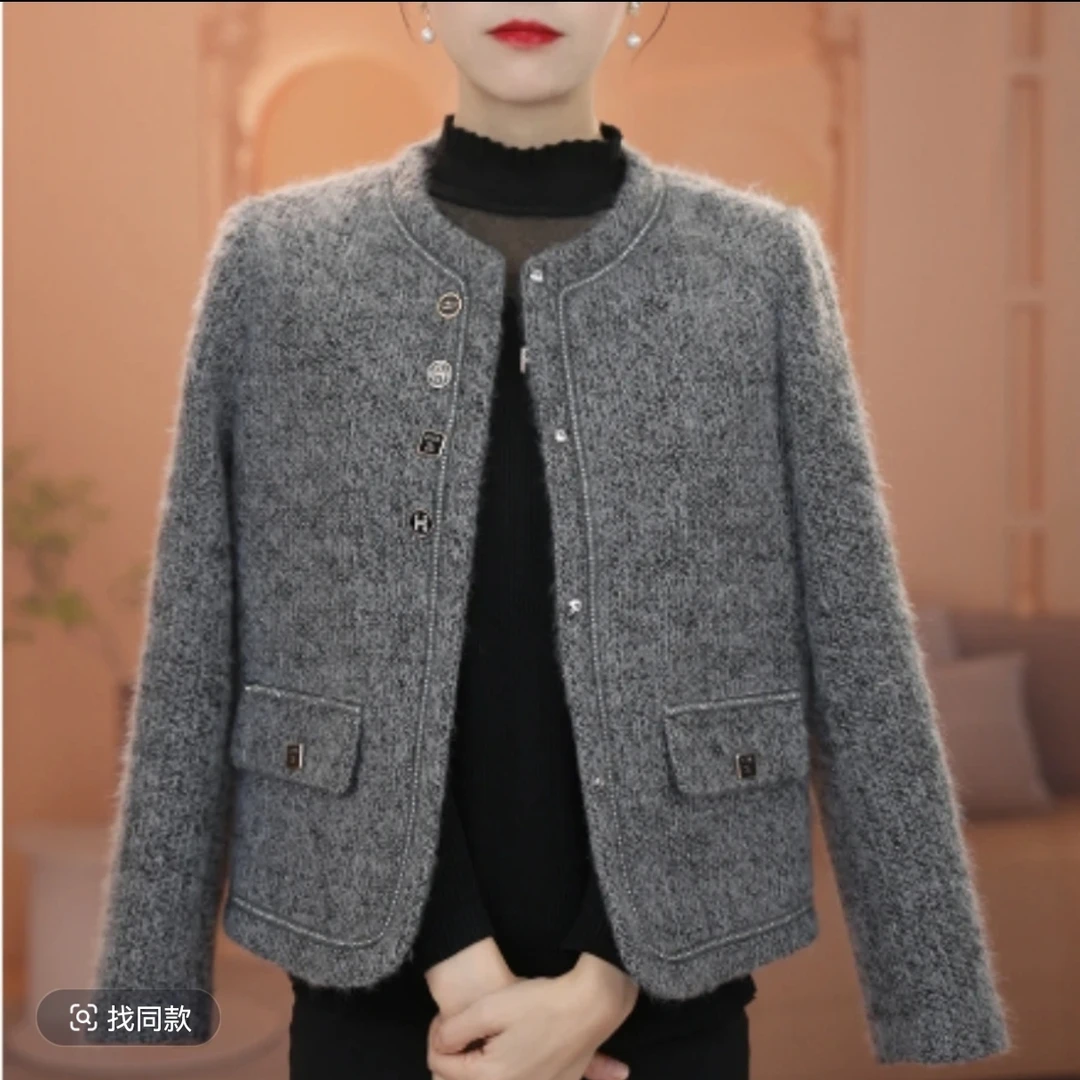 法式高级感小香风外套女2025早春新款显瘦时尚百搭短外套中年上衣