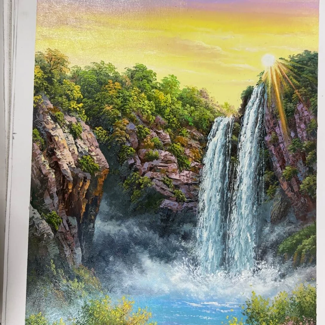 油画加油加油努力加油加油