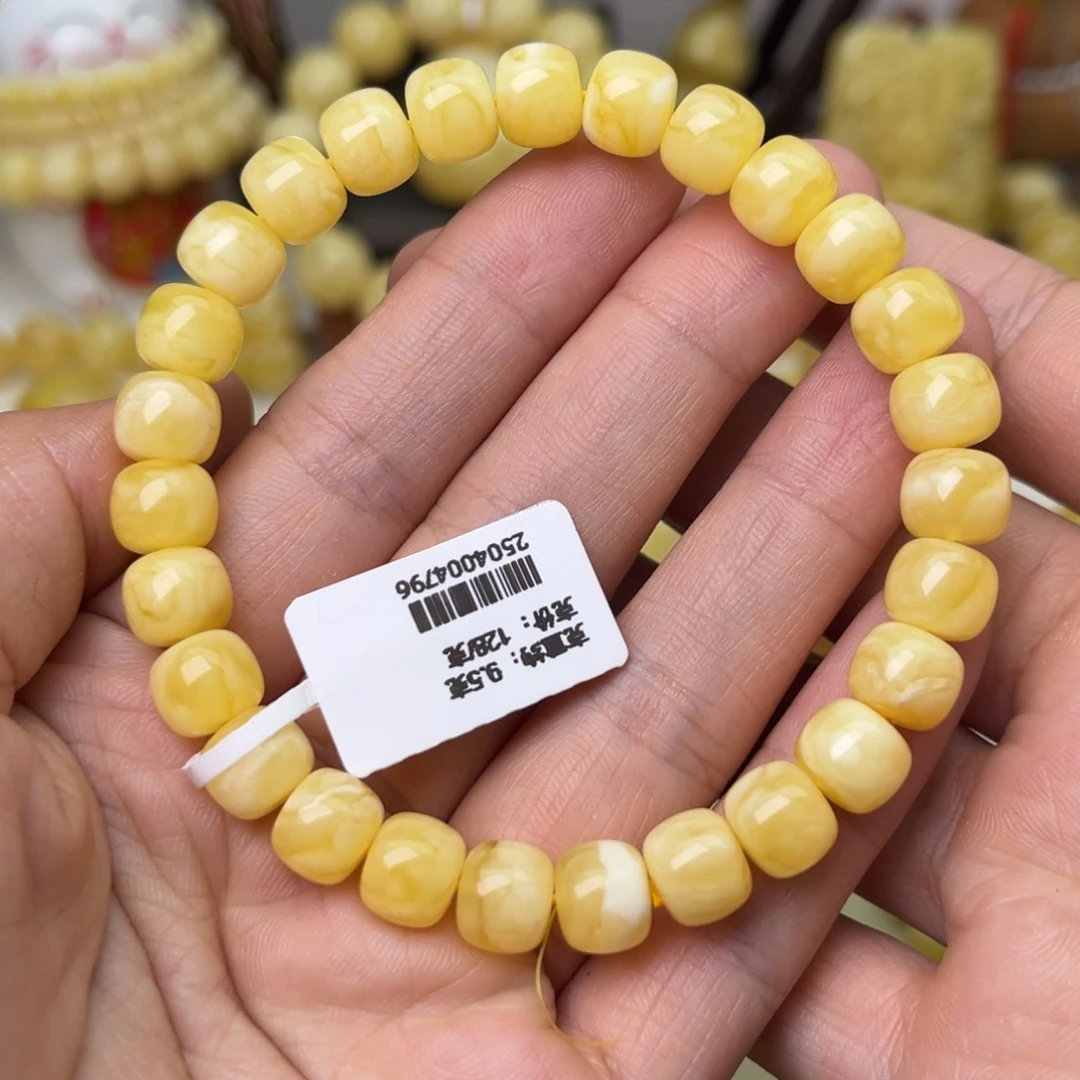 手串蜜蜡未镶嵌8+老型手串