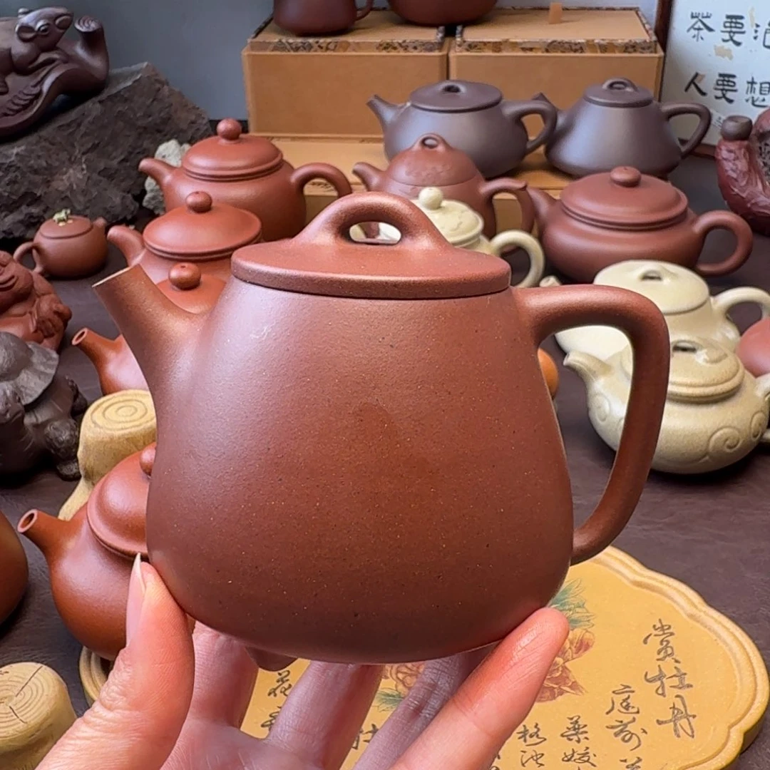 墨***缘紫砂茶壶特练紫泥  高飘  248微瑕