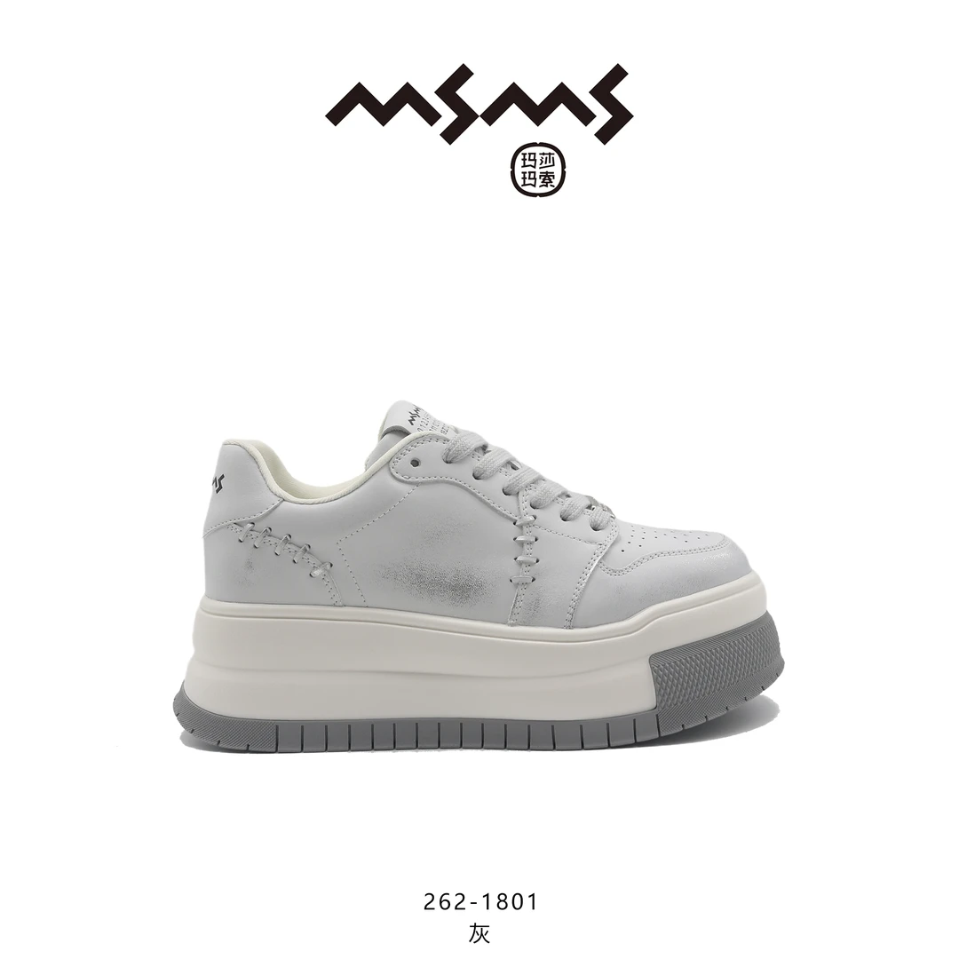 【玛莎玛索】262-1801春季新款时尚百搭小众潮流厚底低帮鞋
