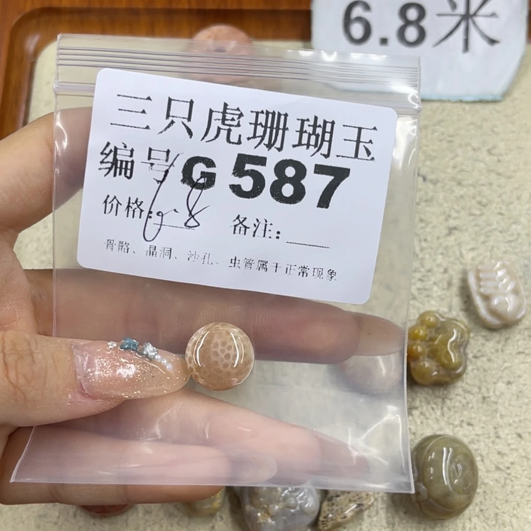 S****硅化珊瑚(珊瑚玉)未镶嵌h